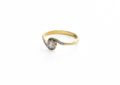 Lot 327 - A Diamond Solitaire Ring, the round brilliant...