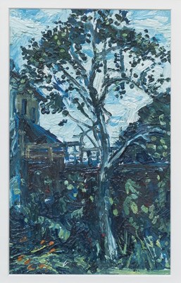Lot 1048 - British School (20th Century) "Apple tree in...