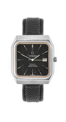 Lot 2468 - Omega: A Stainless Steel Automatic Calendar...