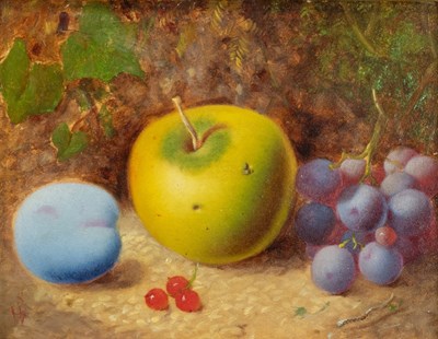 Lot Oliver Clare (1853-1927) Still life of apples,...