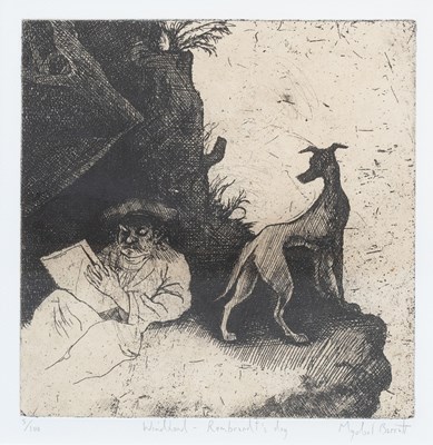 Lot 1049 - Mychael Barratt (b. 1961) "Windhond, Rembrandt'...