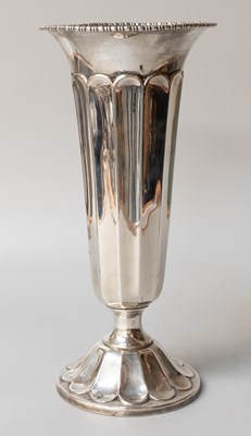 Lot 39 - A George V Silver Vase, by Martin Hall and Co....