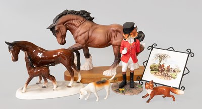 Lot 200 - Border Fine Arts and Beswick, including:...