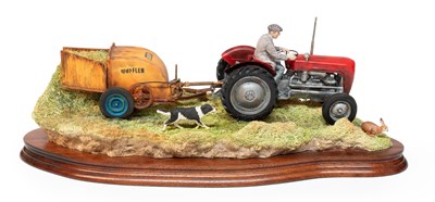 Lot 12 - Border Fine Arts 'Hay Turning' (Massey...