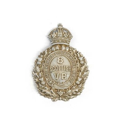 Lot 121 - A Post-1902 Pouch Badge to the 8th Scottish...