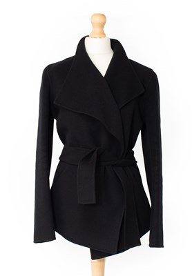 Lot 1076 - A Joseph Black Wool and Cashmere Jacket, with...