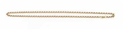 Lot 324 - A 9 Carat Gold Trace Link Chain, length 54.5cm