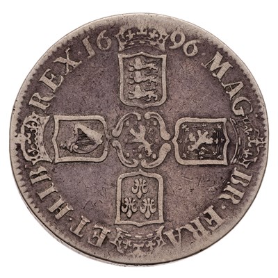 Lot 75 - William III, Crown 1696, OCTAVO, first bust,...