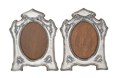 Lot Two Edward VII Silver-Mounted Photograph-Frames