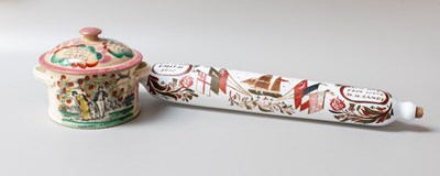 Lot 434 - A Sunderland Lustre 'The Sailors Farwell', pot...