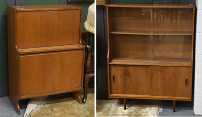 Lot 1216 - A Mid-20th Century Nathan Teak Bureau, 76cm by...