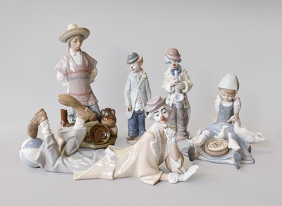 Lot 191 - A Lladro Porcelain Figure "Mexican Boy Selling...