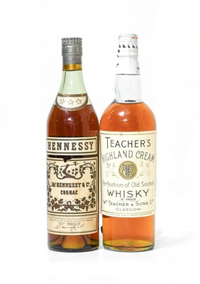 Lot 4096 - Hennessy 3 Star Cognac, 1950s spring cap...