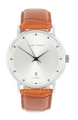 Lot 2493 - Georg Jensen: A Stainless Steel Automatic...