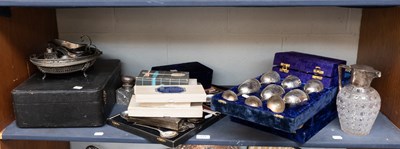 Lot 175 - A Collection of Assorted Silver and Silver...