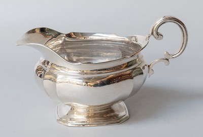 Lot 19 - A George V Silver Cream-Jug, by Goldsmiths and...