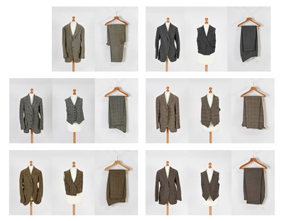 Lot 2222 - Mid 20th Century Gents Three Piece Wool Suits,...