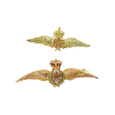 Lot 136 - Two 9 Carat Gold Sweeheart Brooches to the...