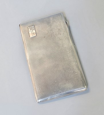 Lot 109 - A George V Silver Cigarette-Case, by Joseph...