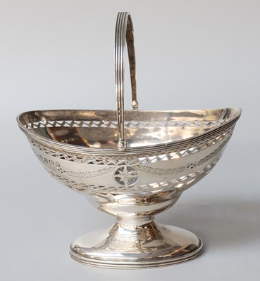 Lot 17 - A George V Silver Sugar-Basket, by S....