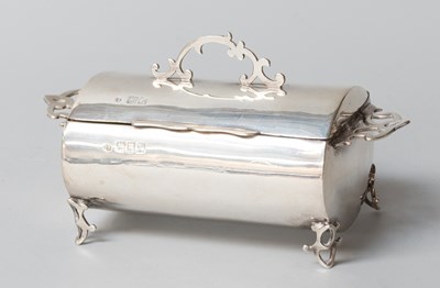 Lot 38 - An Edward VII Silver Jewellery-Box, by Charles...