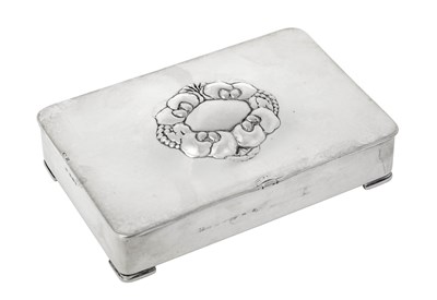 Lot A Danish Silver Cigarette-Box
