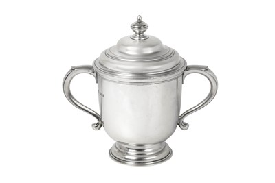 Lot A George V Silver Two-Handled Cup and Cover