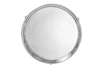 Lot An Edward VIII Silver Salver