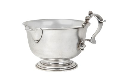 Lot An Elizabeth II Silver Sauceboat