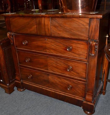 Lot 459 - A Victorian mahogany Scotch chest