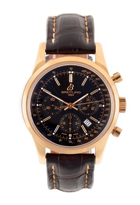 Lot 2170 - Breitling: An 18 Carat Rose Gold Automatic...