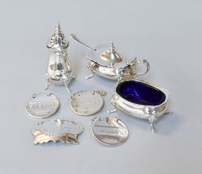 Lot 99 - A Collection of Assorted Silver, including a...