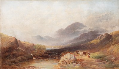 Lot 1014 - Joseph Horlor (1809-1887) "Pentland Hills"...