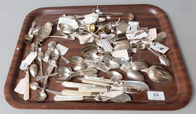 Lot 64 - A Collection of George III and Later Silver...