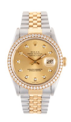 Lot 2188 - Rolex: A Steel and Gold Automatic Calendar...