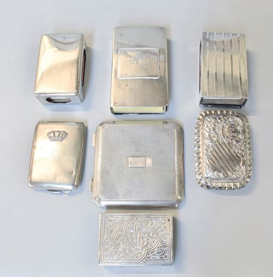 Lot 103 - A Collection of Assorted Silver and Silver...