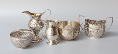 Lot 15 - A Collection of Assorted Silver, comprising a...