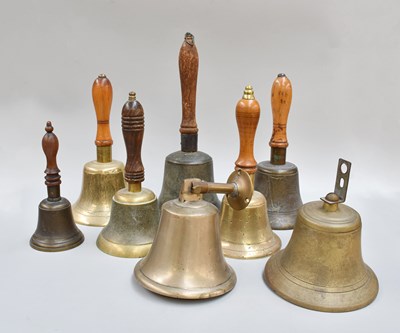 Lot 253 - Various 19th Century and Later Brass Hand and...