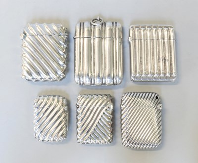 Lot 89 - Six Various Victorian and Later Silver...