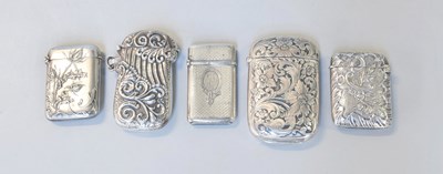 Lot 98 - Five Various French or American Silver...