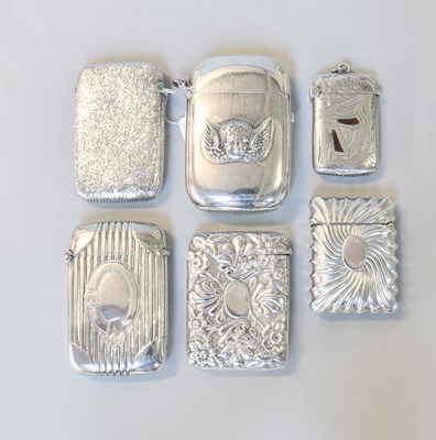 Lot 97 - Six Various Victorian and Later Silver...