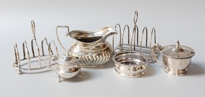 Lot 124 - A Collection of Assorted Silver, including a...