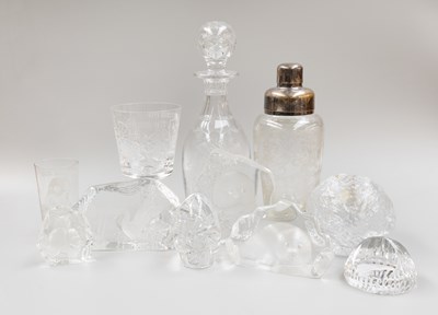 Lot 235 - Decorative Glass, including an Edwardian...