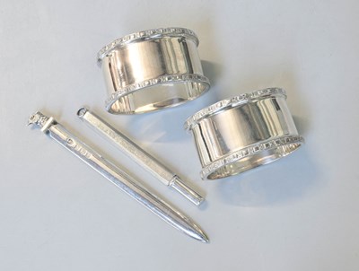 Lot 114 - Four Various Elizabeth II Silver Items,...