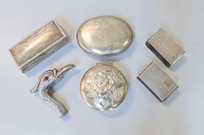Lot 112 - A Collection of Assorted Silver, comprising an...