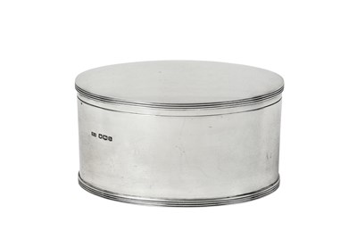 Lot A George V Silver Biscuit-Box