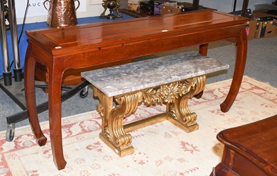 Lot 1225 - Modern Chinese Hardwood Serving Table, 155cm...