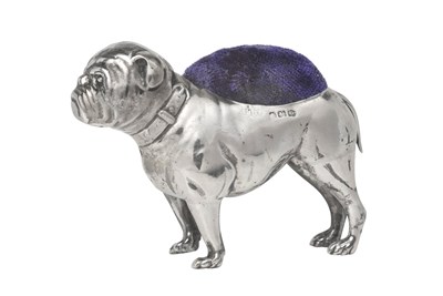 Lot An Edward VII Silver Novelty Pin-Cushion