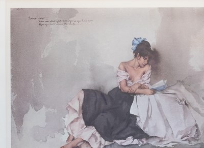 Lot 1026 - After William Russell-Flint "Study in White"...