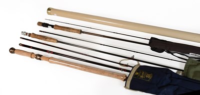 Lot 3081 - A Hardy Graphite De-Luxe Double Handed Fly Rod